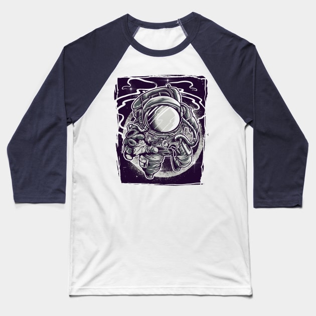 Astronaut Baseball T-Shirt by DANPUBLIC